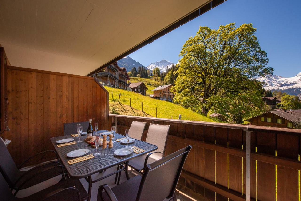 Roossi-Huus 3 Apartment Wengen Exterior photo