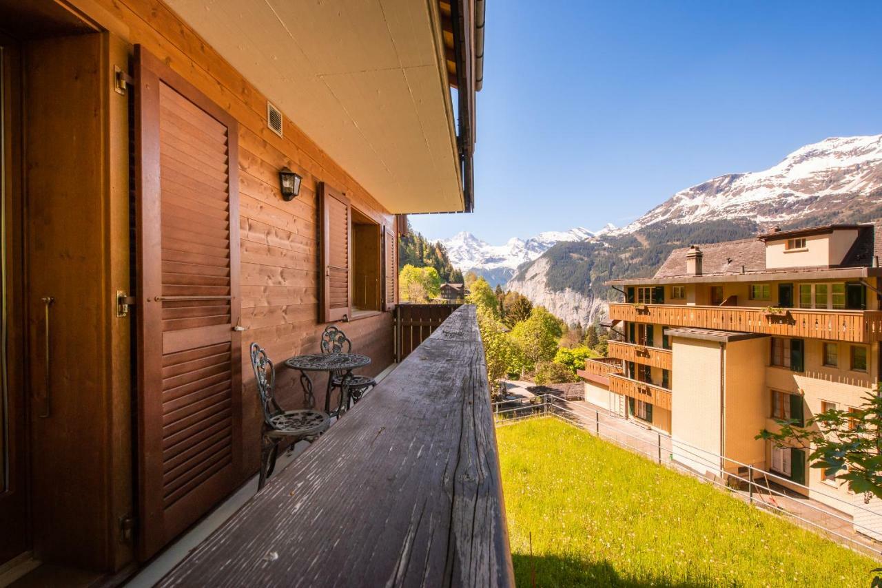 Roossi-Huus 3 Apartment Wengen Exterior photo